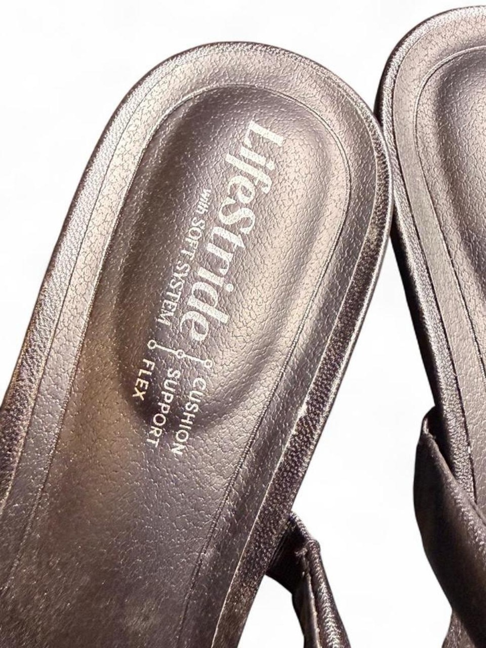 LifeStride Nalani Women’s black padded strap hourglass heel sandal - size 8.5 US - Picture 5 of 5
